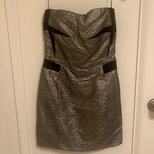 See by Chloe gold and black mini dress